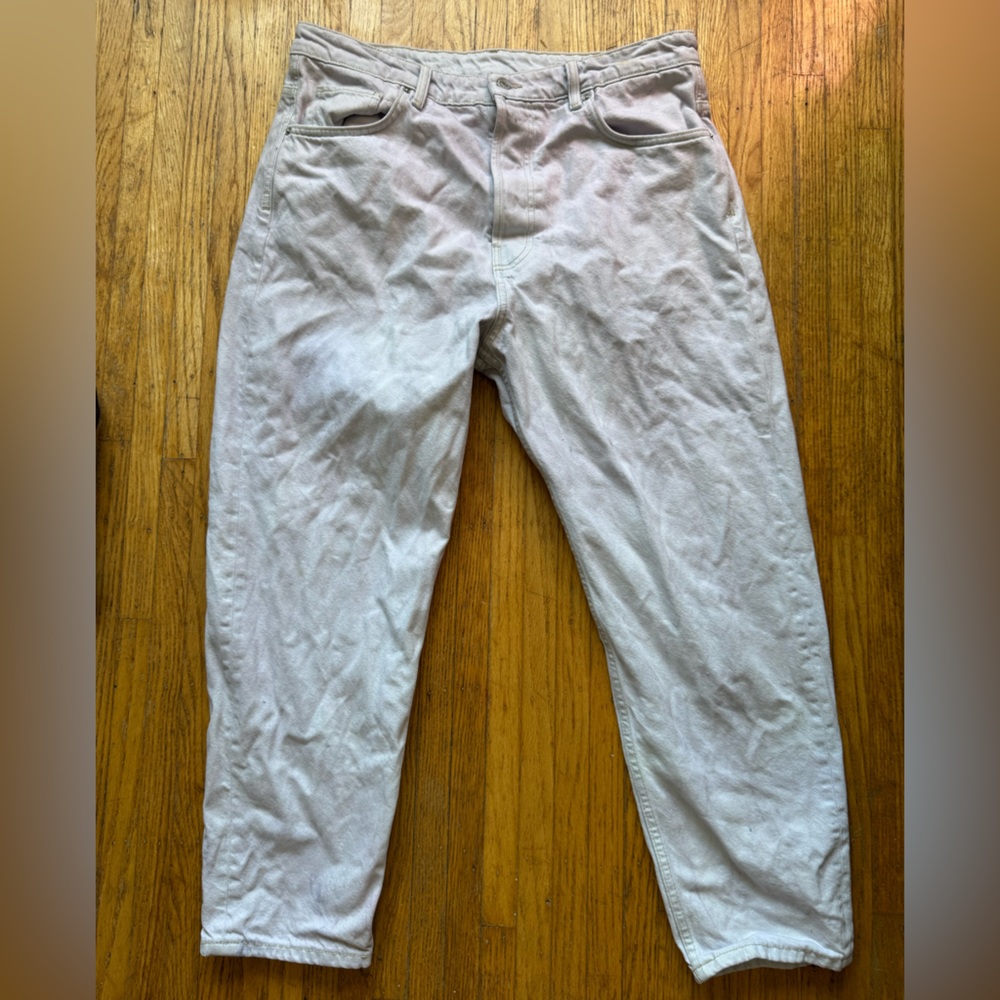 ZARA off-white denim